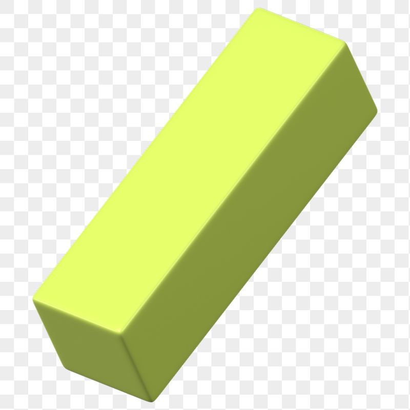 3D green cuboid png, geometric | Free PNG - rawpixel