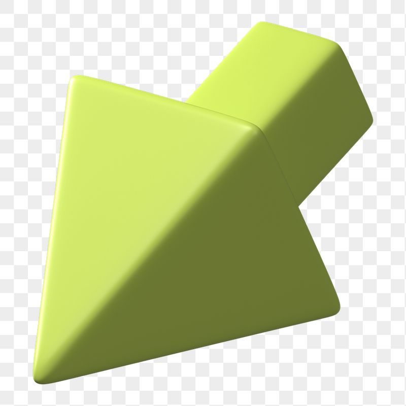3D green cursor png, pointing | Free PNG - rawpixel