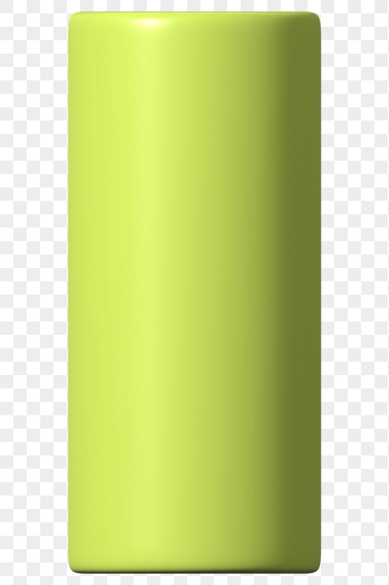 3D green cylinder png geometric | Free PNG - rawpixel