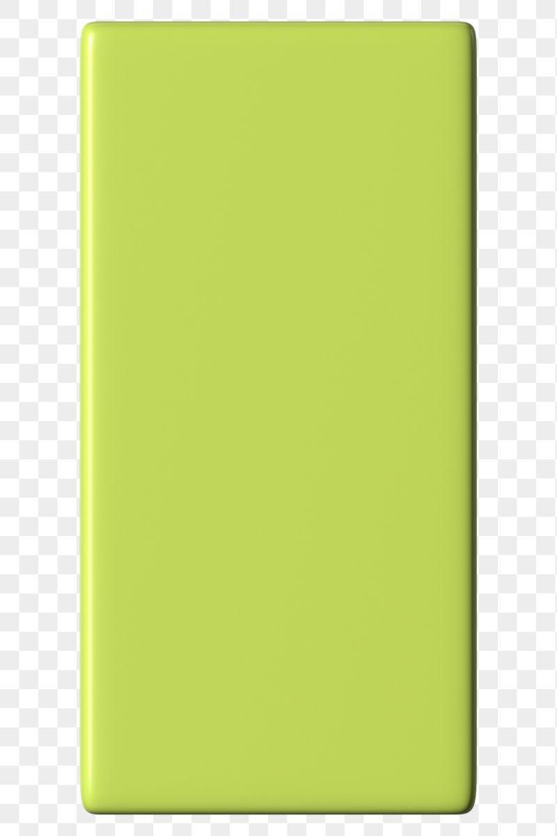 3D green rectangle png geometric | Free PNG - rawpixel