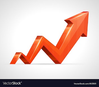  					3d growth arrow graph vector&nbsp;image														