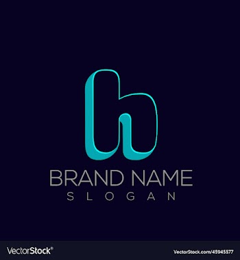 3d h logo - 3d letter h logo design