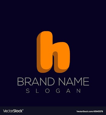 3d h logo - premium 3d h letter logo design
