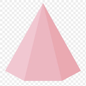 3D hexagonal pyramid png element, | Free PNG Sticker - rawpixel
