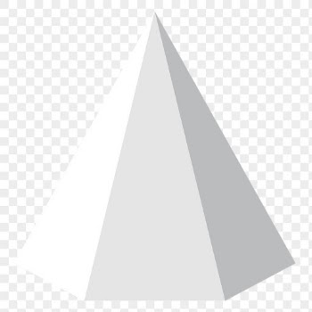 3D hexagonal pyramid png, geometric | Free PNG Sticker - rawpixel