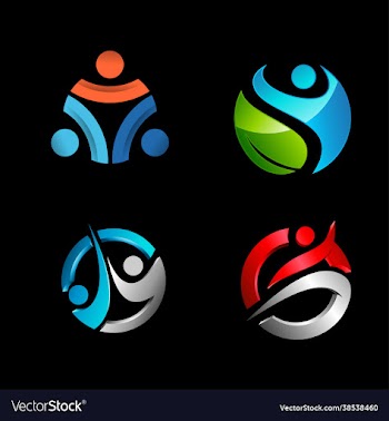 3d human logo