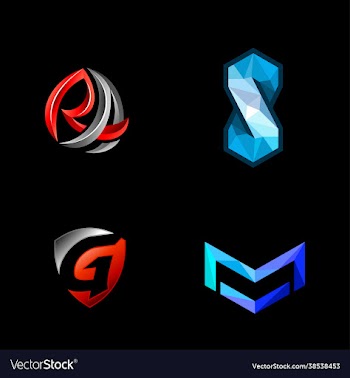 3d letter logo