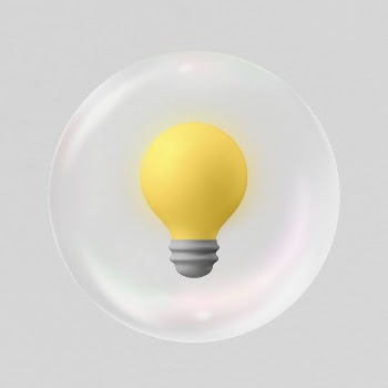 3D light bulb sticker, environment | Free PSD - rawpixel