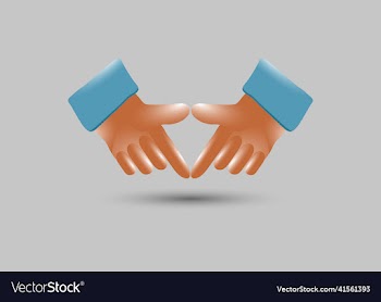 3d love sign symbol hand