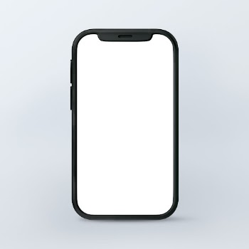 3D mobile phone screen, blank | Free Photo - rawpixel