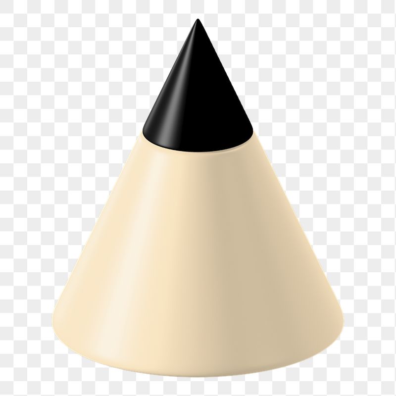 3D pencil head png, geometric | Free PNG - rawpixel