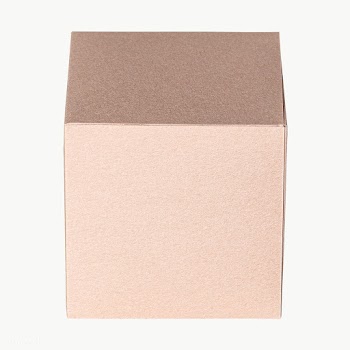 3D pink cubic shaped paper craft design element | Free  transparent png - 2341101