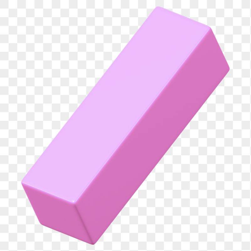 3D pink cuboid png, geometric | Free PNG - rawpixel