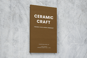 3D poster sign mockup, realistic | Free PSD Mockup - rawpixel