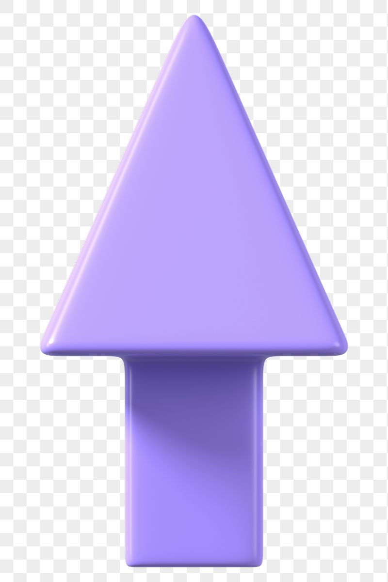 3D purple arrow png up direction | Free PNG - rawpixel