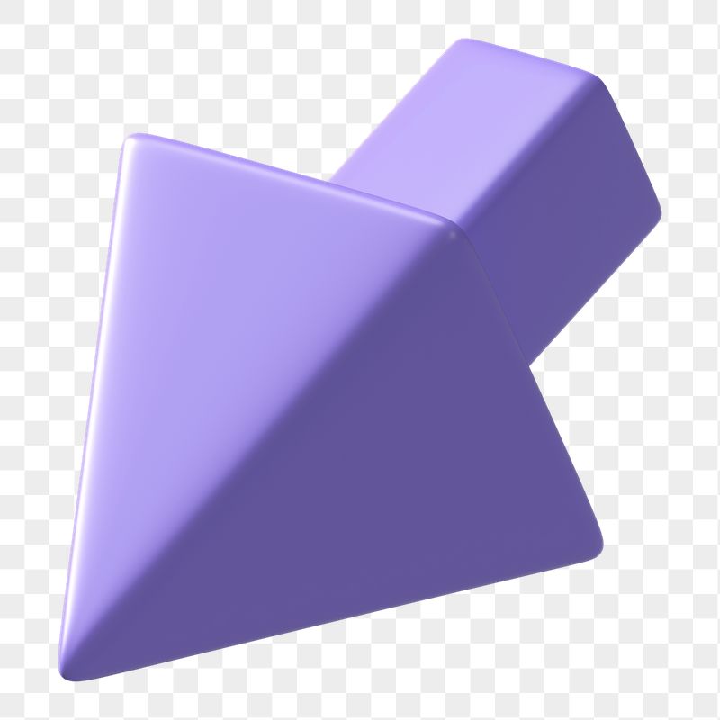 3D purple cursor png, pointing | Free PNG - rawpixel