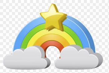 3D rainbow png sticker, weather | Free PNG - rawpixel