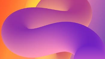 3D shapes desktop wallpaper, purple | Free Vector - rawpixel