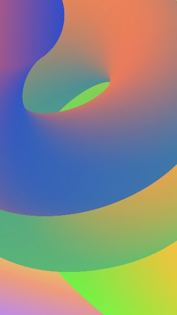 3D shapes iPhone wallpaper, blue | Free Vector - rawpixel