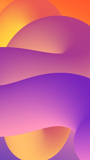 3D shapes mobile wallpaper, purple | Free Vector - rawpixel