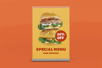 3D sign holder mockup, business | Free PSD Mockup - rawpixel