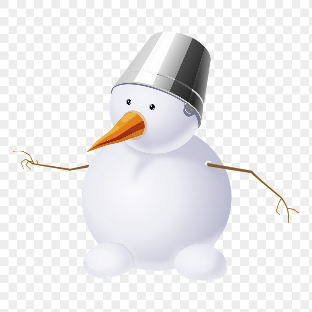 3D snowman png sticker, Christmas | Free PNG - rawpixel