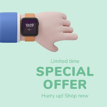 3D special offer template, shopping | Free PSD Template - rawpixel