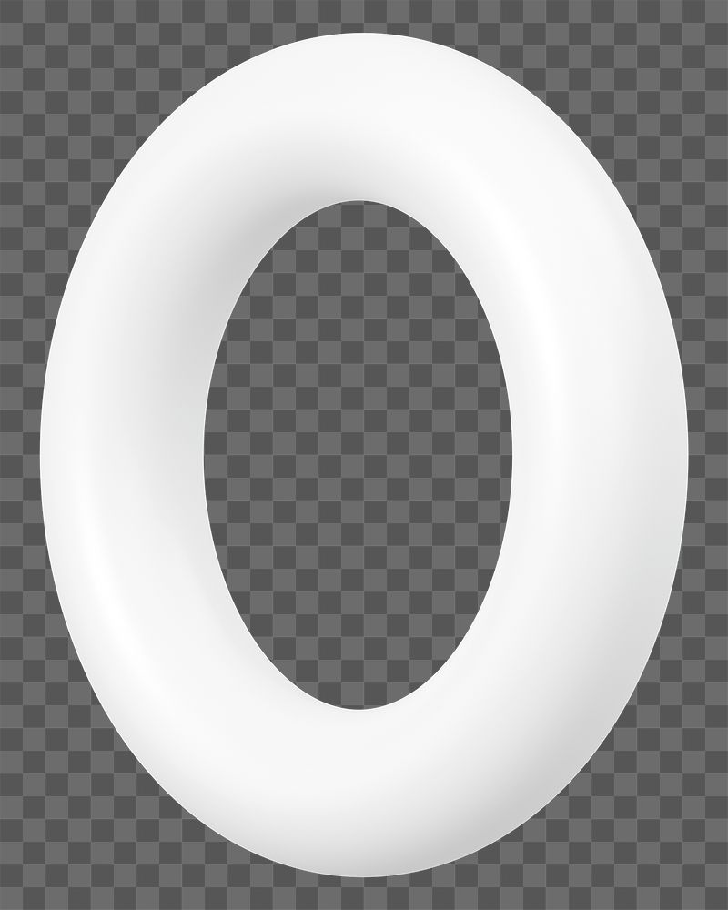 3D torus ring png white | Free PNG - rawpixel
