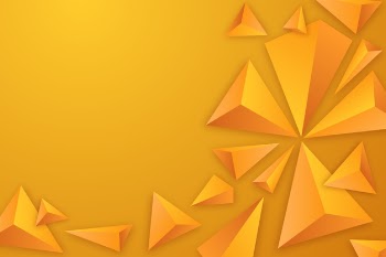 3d triangle background with vivid colors Free Vector