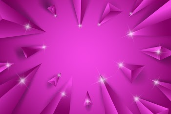 3d triangle purple concept background Free Vector