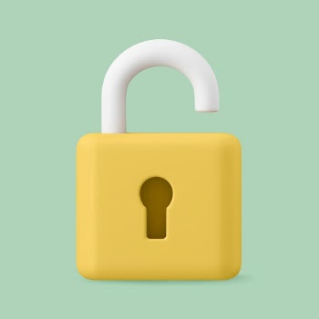 3D unlock clipart, data security | Free Photo - rawpixel