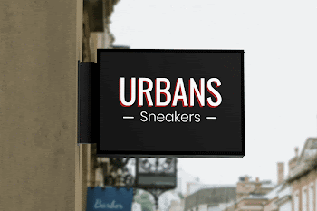 3D wall sign mockup, business | Free PSD Mockup - rawpixel