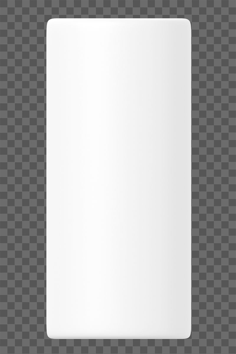 3D white cylinder png geometric | Free PNG - rawpixel