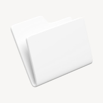 3D white folder, technology graphic | Free Photo - rawpixel