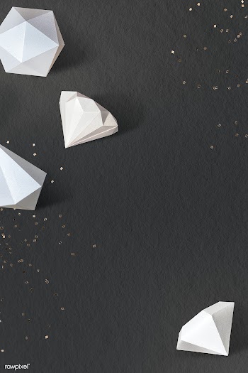 3D white icosahedron and asymmetric hexagonal bipyramid patterned back.. | Free  illustration - 2350179