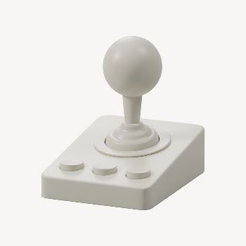 3D white joystick mockup, game | Free PSD Mockup - rawpixel