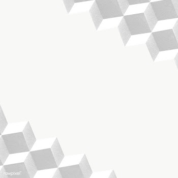 3D white paper craft cubic patterned background design element | Free  transparent png - 2356866