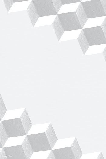 3D white paper craft cubic patterned background | Free  illustration - 2356802