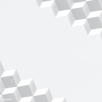 3D white paper craft cubic patterned background | Free  illustration - 2356822