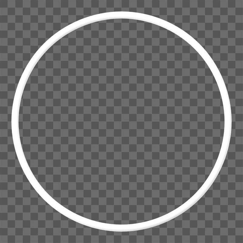 3D white ring png, geometric | Free PNG - rawpixel