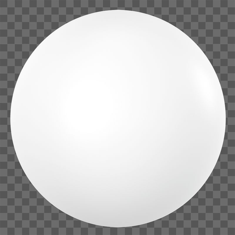 3D white sphere png geometric | Free PNG - rawpixel