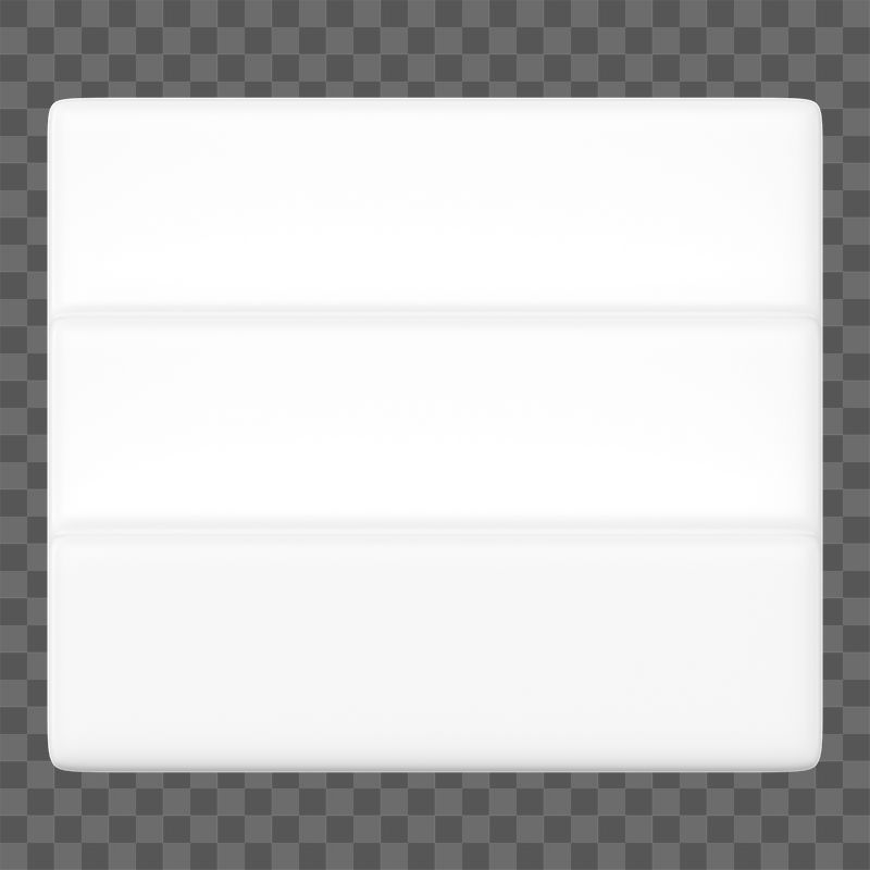 3D white square png, geometric | Free PNG - rawpixel