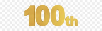 3d Word Image - 100th Transparent Png
