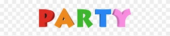 3d Word Image - Party Word Transparent Background