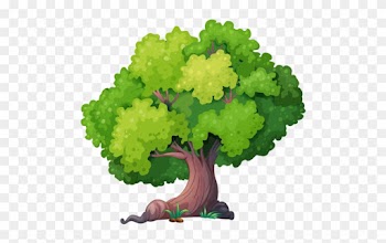4 - Big Green Tree Cartoon