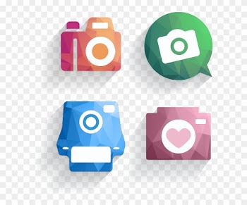 4 Creative Camera Icon Vector - Icon