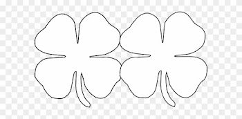 4 Leaf Clover Four Leaf Clover Clip Art At Vector Clip - White Four Leaf Clover