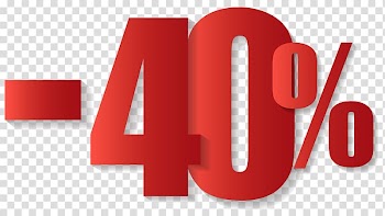 -40% , Sales ,,40% Off Sale transparent background PNG clipart