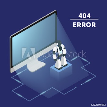 404 error page not found on broken website