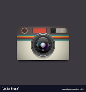 4263d retro camera7VS vector image